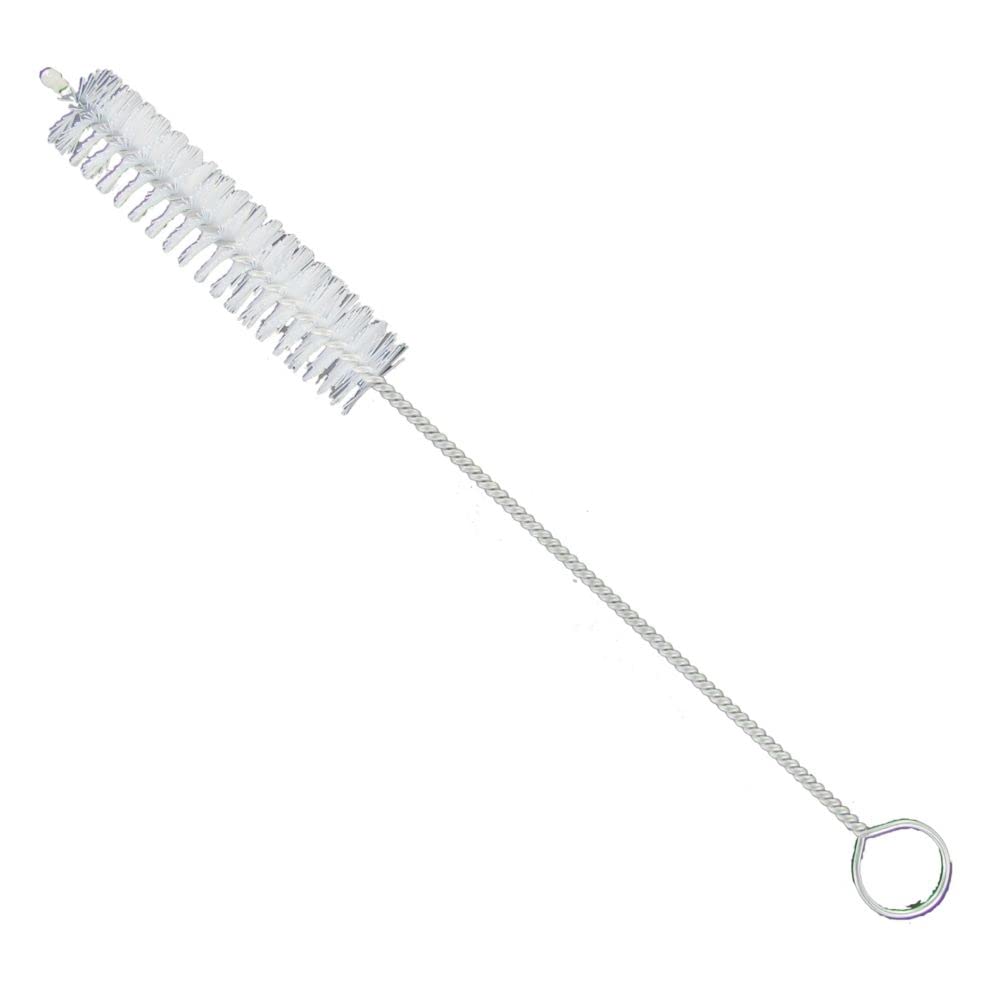 Polyester Pipe Brush, White, 12"