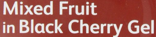 Dole Mixed Fruit In Black Cherry Gel, 7-Ounce Cups (Pack of 12)