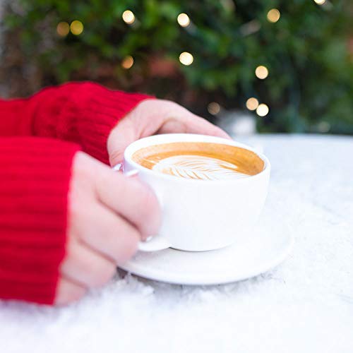 Barnie's Coffee Santa's White Christmas Ground Coffee with Coconut, Caramel, and Warm Vanilla Flavors, Medium Roasted Arabica Coffee Beans, 12 oz Bag