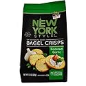 New York Style Authentic Baked Bagel Crisps, Roasted Garlic, 7.2 Ounce (Pack of 2)