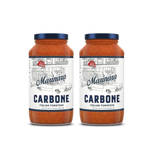 Carbone Marinara Pasta Sauce, Premium Italian Tomato Sauce, 2 Pack (24oz)
