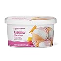 Amazon Grocery, Rainbow Sherbert Ice Cream, 48 Fl Oz