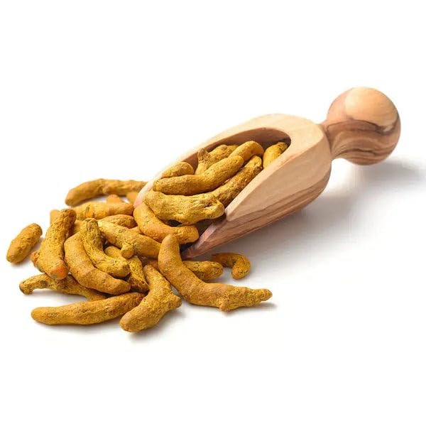 NY SPICE SHOP Turmeric Root Whole - Whole Raw Roots - Natural Haldi Spice - Naturally Grown Dried Pure Yellow Turmeric Sticks - 5 pound