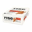 Rise Whey Protein Bars - Honey Cinnamon | Breakfast Bar & Protein Snack 18g Protein 4g Fiber Just 5 Whole Food Ingredients Gluten-Free Soy Free