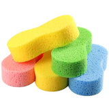 Temede 5-Pack Car Wash Sponges, 9.1" x 4.3" x 2.4" Large Sponges, Extra Thick Foam Kit for All-Purpose Cleaning, Ideal Washing Sponges for Kitchen