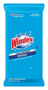 Windex 70232 Original Windex Glass & Surface Wipes 28 Count