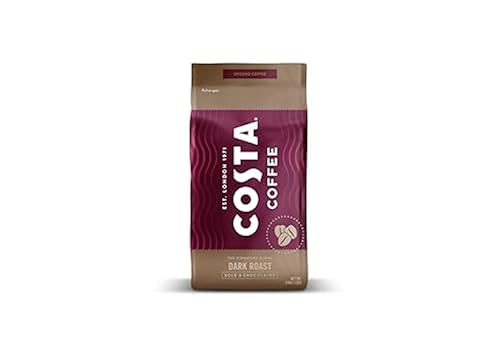 Costa Coffee Ground Dark Roast Coffee, Bold & Chocolatey 12 Oz Bag, Perfect for Drip, French Press & Pourover, The Finest Slow Roasted 100% Arabica
