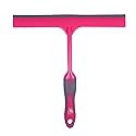 WBM Home Squeegee, Professional Scratch Free Surface Cleaner with Hanging Hole, Shower Squeegee, Pink