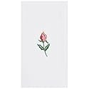 Hoffmaster 856515 Linen-Like Guest Towel, 1/6 Fold, 17" Length x 12" Width, Floral Mist (Case of 500)