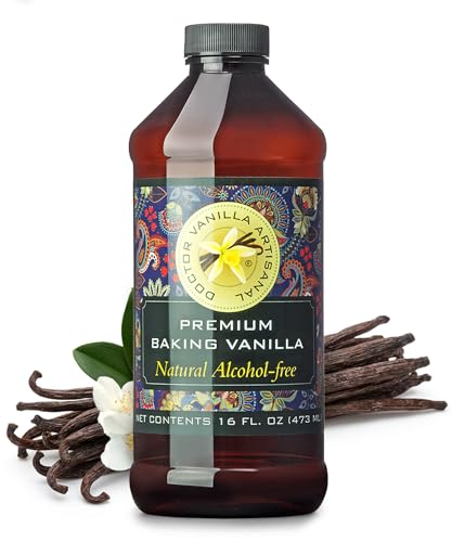Premium Baking Vanilla Flavor, 16 fl oz - alcohol?free, Madagascar Bourbon vanilla, sugar?free, GMO?free, gluten?free, vegan, paleo, keto, kosher