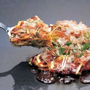 HAKUBAKU Okonomiyaki Flour Mix 14.1 oz (Japanese Style Savory Pancake)