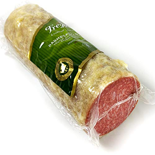 Parmesano Coated Salami, Freybe Gourmet German Sausage, approx. 1.9 lb