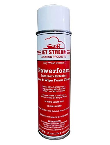 Jet Stream Aviation - Powerfoam Dry Wash System, 19 ounce Can | PF12