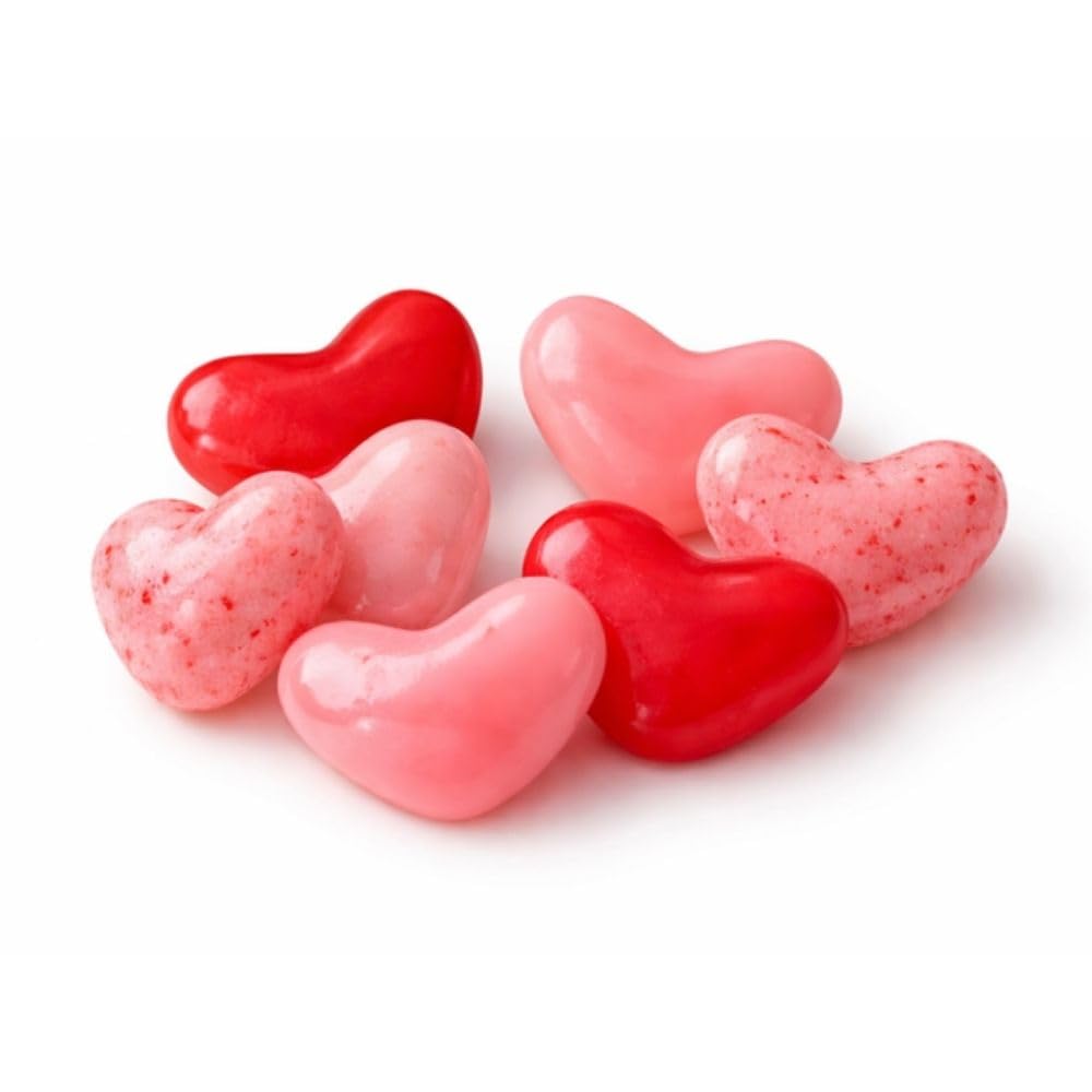 Heart Shaped Jelly Candy Pieces Bulk Bag - 5 lb (Approx. 300 pieces)