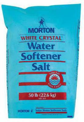 Morton F149800000G Pure & Natural Water Softening Crystals, 50 Lbs. - Quantity 49