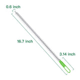 Upgraded Cleaning Brush Kit - 3-Piece Set, Flexible Drain Brush, Crevice Brush with Nie, Ideal for Kitchen, Bathroom, Toilet, Vent Scrubber
