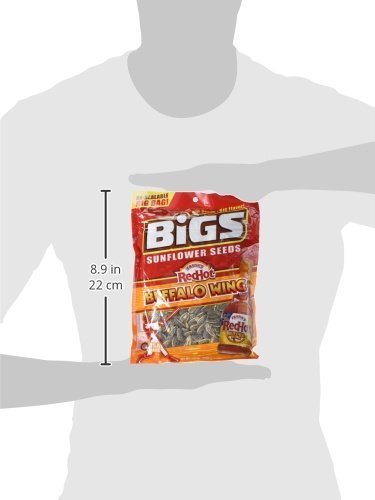 BIGS Bold and Tangy Buffalo Wing Sunflower Seeds 5.35 Ounces