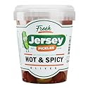 Jersey Pickles - Hot Mix Olives Combo - Olives Stuffed - Hand-Stuffed Gourmet Olive with Premium Fillings for Snacks, Charcuterie & Cocktails (Quart)