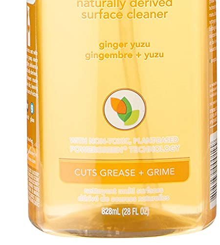 Method Naturally Derived All Purpose Surface Cleaner Spray, Ginger Yuzu, 28 Ounce