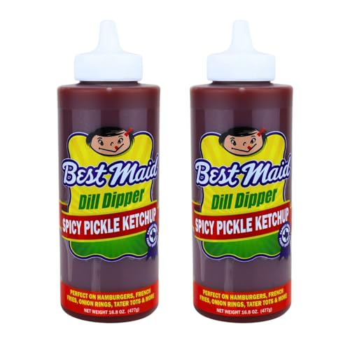 Best Maid Pickle Sauce - Mamma Fried, Dash O’Dill BBQ, Spicy Pickle Ketchup & Papa Grilled - Tangy, Bold & Dill Flavors for Burgers, Fries & BBQ