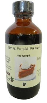 Pumpkin Pie Natural Flavor - Spiced Pumpkin Flavoring for Baking - Beverages - Sugar Free - Non-GMO - Kosher - Vegan - 8 oz