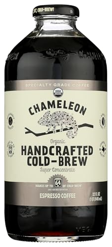 Chameleon Cold Brew Organic Espresso Cold Brew Coffee, 32 FZ