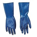 Spontex Neoprene Gloves Blue Neoprene Coating, Cotton Knit Lining Medium Boxed