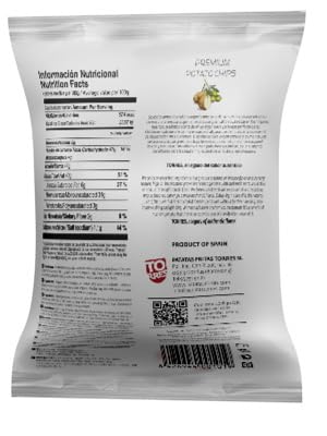 Torres Chips, Crunchy Potato Chips 7 Bag Variety Pack