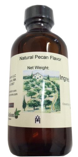 OliveNation Pecan Flavor - 4 ounces - Gluten-free, Sugar-free - Premium Quality Flavoring Extract For Baking