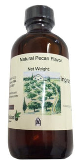 OliveNation Pecan Flavor - 4 ounces - Gluten-free, Sugar-free - Premium Quality Flavoring Extract For Baking
