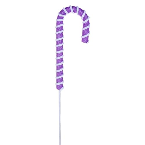 Vickerman 792896-23.5" Purple Candy Cane Stem (3 Pack) (RPQ252166)