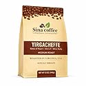 SINA COFFEE Premium Ethiopian Yirgacheffe - Single Origin Medium Roast Whole Bean Coffee - 16oz Freshly Roasted”