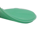 Handy Housewares 4" Round Silicone Dish Scrubbing Sponge/Vegetable Scrubber Brush (Pastel Green, 1 Pack)