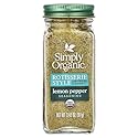 Simply Organic Organic Lemon Pepper Rotisserie Style Seasoning, 3.42 OZ