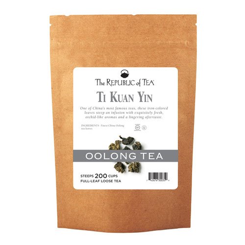 The Republic of Tea Ti Kuan Yin Full-Leaf Black Tea, 1 Pound / 200 Cups