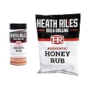 Heath Riles BBQ Honey Rub Combo with Refill Bag (1 Rub, 1 Refill Bag), Competition Winning Products from Pitmaster Heath Riles