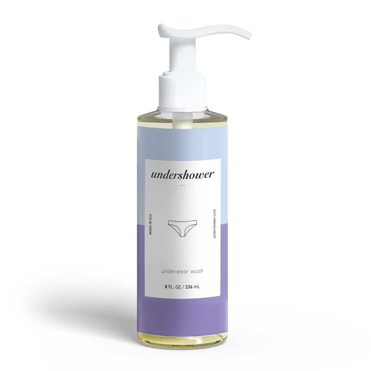 Underwear detergent designed to wash your underwear by hand in the shower or sink. Removes bad odors and blood stains. Good for 75 to 150 washes