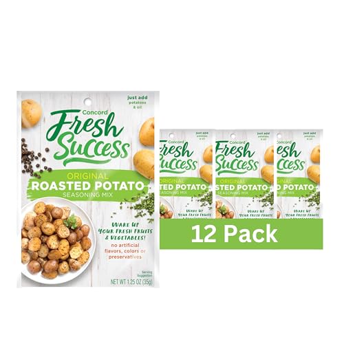 Concord Foods Original Roasted Potato Seasoning Mix: Elevate Your Potatoes with Spices, Garlic, and Herbs - Simply Mix, Bake, and Serve for Flavorful