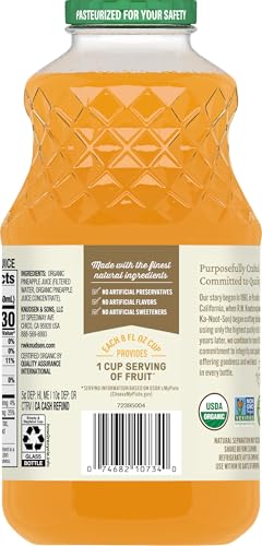 R.W. Knudsen Organic Just Pineapple Juice, 32 Ounces