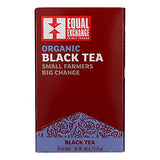 Equal Exchange Black Tea, Organic 20 Bags (Case of 6)