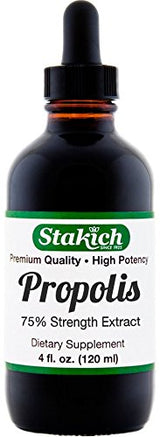 Stakich Propolis Extract - 75% Liquid Supplement - 4 fl oz