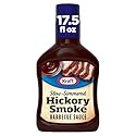 Kraft Hickory Smoke Slow-Simmered Barbecue BBQ Sauce, 17.5 oz Bottle