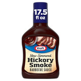 Kraft Hickory Smoke Slow-Simmered Barbecue BBQ Sauce, 17.5 oz Bottle