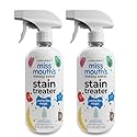Miss Mouth’s Messy Eater Stain Treater Spray - Stain Remover - Newborn & Baby Essentials - 2-Pack of 16oz Stain Remover