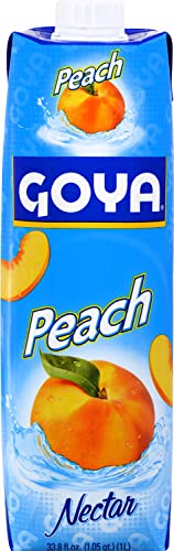Goya Peach Nectar, 33.8 Ounce