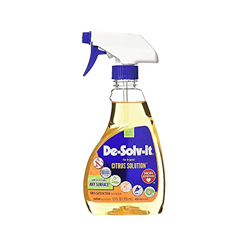 Orange-Sol De-Solv-It Citrus Solution, Wood, Glass, Laundry Stain Remover Spray, Odor & Stain Remover Clothes Laundry Spray, Citrus Solvent, 12-Ounce