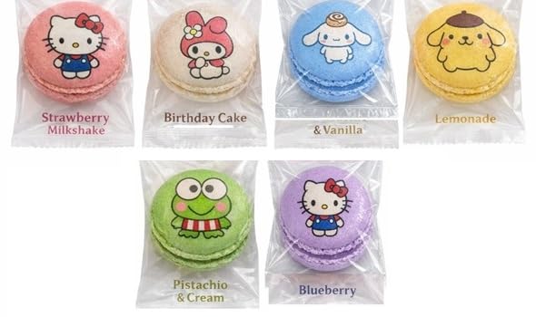 LeilaLove Macarons - Hello Kitty edition 8 Macarons