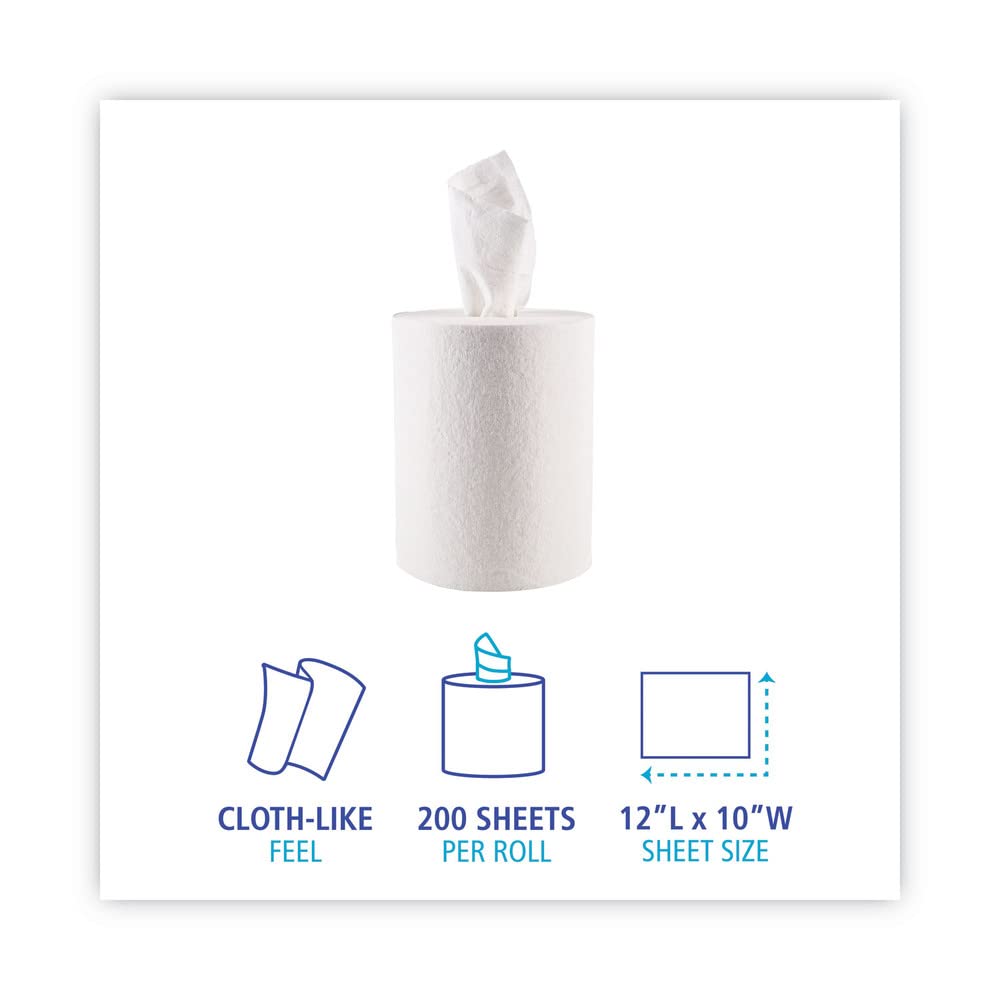 BOARDWALK, BWKV040CGW, BWKV040CGW WIPES 10X12 DRC CPROLL WH