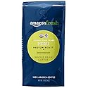 Amazon Fresh, Organic Fair Trade Peru Whole Bean Coffee, Medium Roast, 12 Oz
