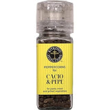 Ritrovo Selections Peppercorns in Grinder for Cacio & Pepe, 2.3 Ounce Jar